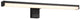 Trio lino - wandlamp - zwart mat - incl. 1x smd 7,4 w - verlichting omhoog en omlaag