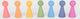 Tickit® figuras de madera tickit arcoiris