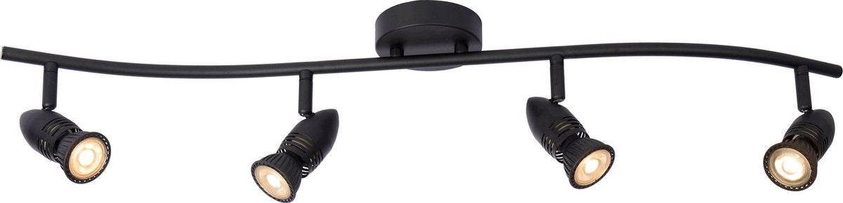 Lucide caro - faretto da soffitto (lampada da soffitto) - 4xgu10 - nero