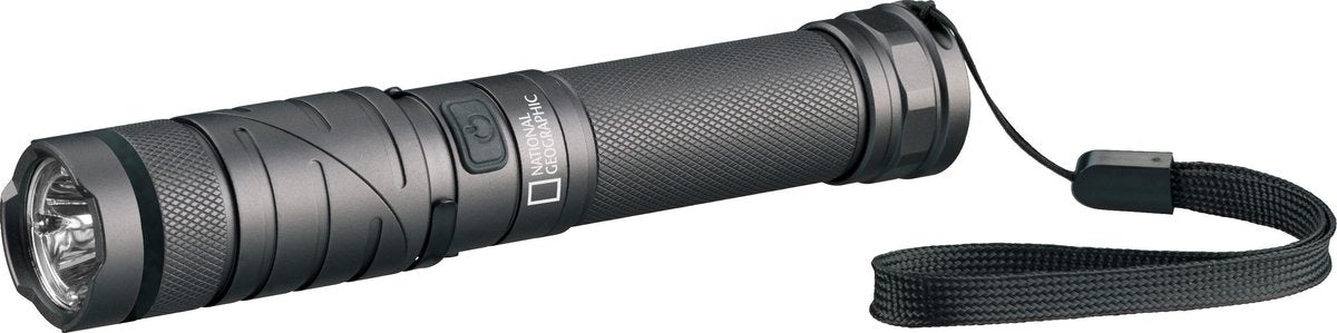 Linterna National Geographic - iluminos 800 LED - regulable, a prueba de salpicaduras