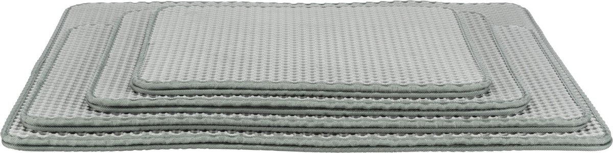 Trixie Alfombra recolectora para areneros para gatos EVA gris 70x40 cm