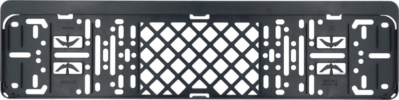 Carpoint portamatrículas sistema click borde texto 52 x 11 cm