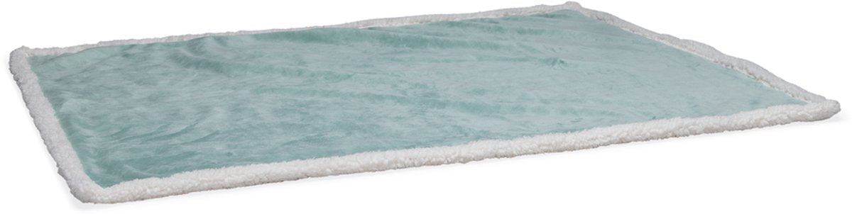 Beeztees coperta per cuccioli monego - coperta per cani - peluche - blu - 100x70x1,5 cm