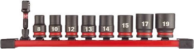 Accesorios Milwaukee 3 8 | llave de vaso de impacto estándar | conjunto | 9 piezas - 4932480454