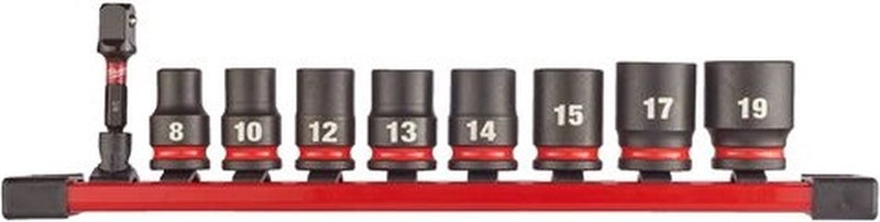Accesorios Milwaukee 3 8 | llave de vaso de impacto estándar | conjunto | 9 piezas - 4932480454