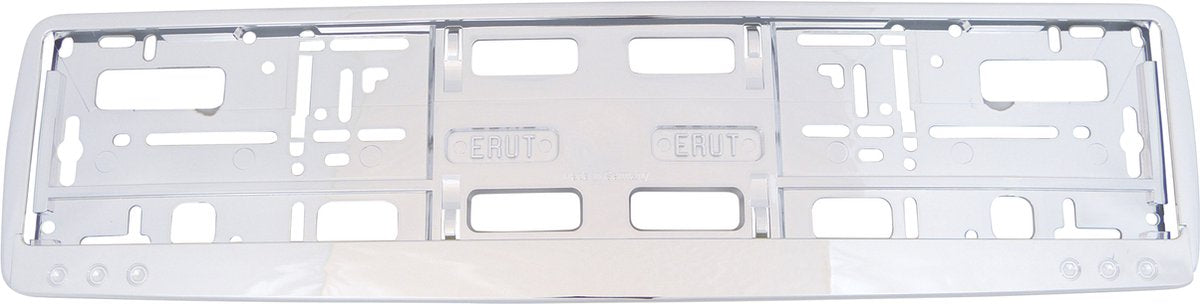 Carpoint onderlegplaat europa 53 x 14 cm chroom