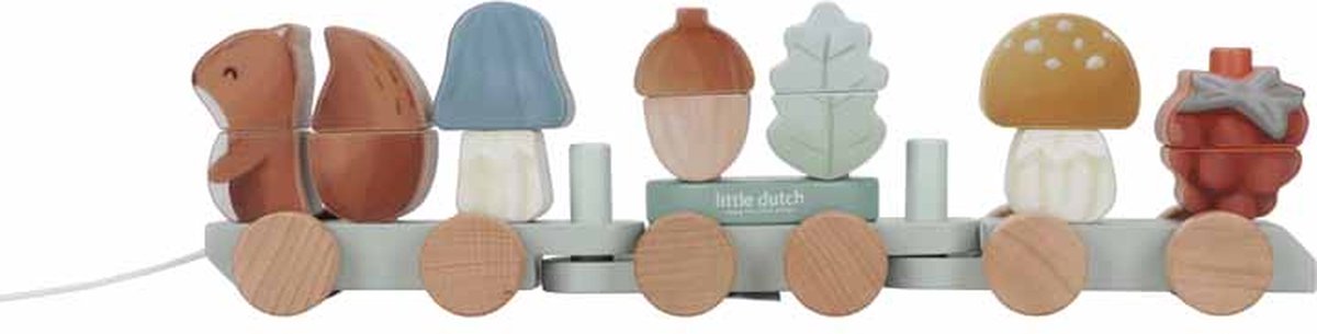 Il treno blocco Little Dutch Forest Friends