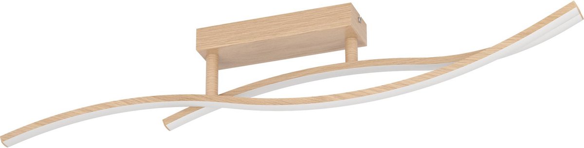 Lampada da soffitto Eglo Grisolia - LED - 85 cm - marrone|bianco