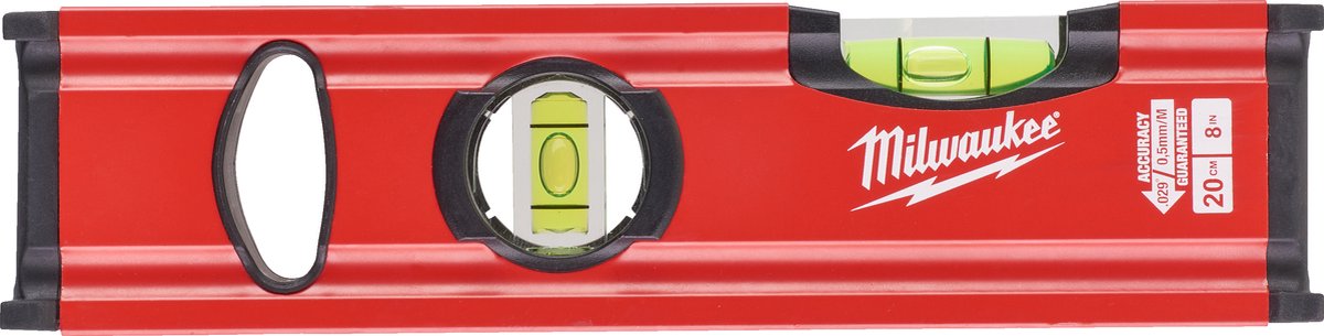 Milwaukee redstick slim waterpas 20 cm - 4932472091
