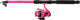 Albatros - tele combo pink - telescopische werphengel molen - 240cm - pink