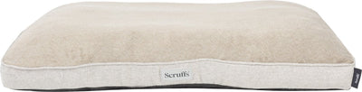 Cuscino per cani Scruffs Harvard - materasso ortopedico - memory foam - grigio perla - l - 100 x 70 cm