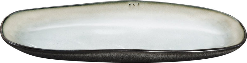 Medard de noblat - madreperla ombra - ciotola piccola ovale - 23 x 11 cm - 6 pezzi - gres