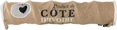 D D Cat Tunnel Code d'IVOire 25x120 cm Brown and White 434 436448