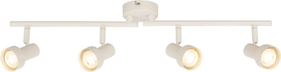 Briloner b.k.licht tapp - foco de superficie - foco de techo (lámpara de techo) - 4x casquillo gu10 - blanco viejo - 60,5 cm