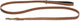 Ascia balacron Beeztees - guinzaglio per cani - pelle artificiale - marrone - 180x1,5 cm