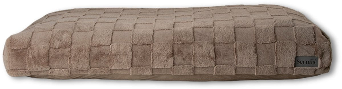 Scruffs - oxford orthopedisch hondenkussen - silver - large 100 x 70 x 10 cm