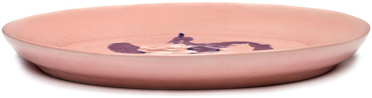 Serax - ottolenghi feast - serveerschaal s - roze blauw - 35 ø