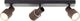 Brilliant cadice - faretto da soffitto - gu10 3x5w - 3000k - nero rame