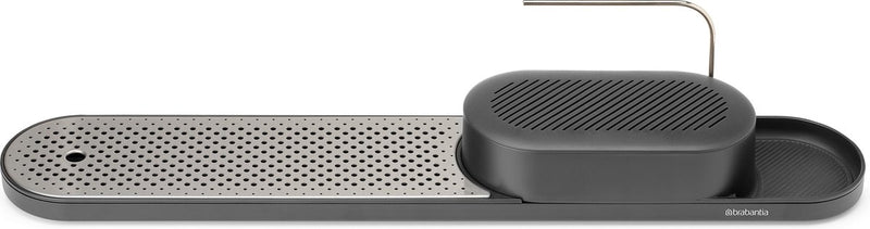 Brabantia fregadero estilo fregadero organizador - mineral infinito gris
