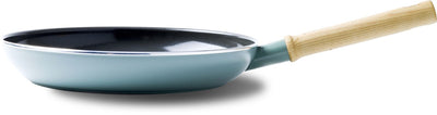Greenpan mayflower frying pan 28cm - pfas-free non-stick coating - induction frying pan - ceramic frying pan - not oven safe - cold handles - blue