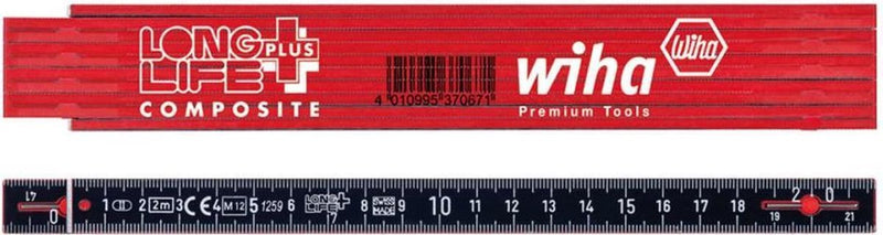 Wiha Duimstok Longlife Plus Composite 2m