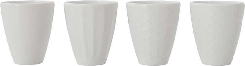 Gimex - royal line - eierdop hoog - ivory - 4 stuks