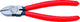 Pinza Knipex a taglio laterale bonderizzata nera con rivestimento in plastica 110 mm - 7001110