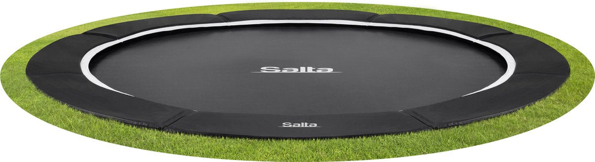 Salta royal baseground sports - trampolino interrato - ø 427 cm - nero