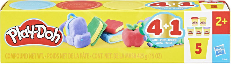 Confezione da 5 play-doh per il ritorno a scuola nuovi