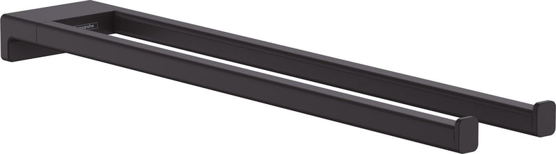 Hansgrohe addstoris toallero 2 tapas negro mate
