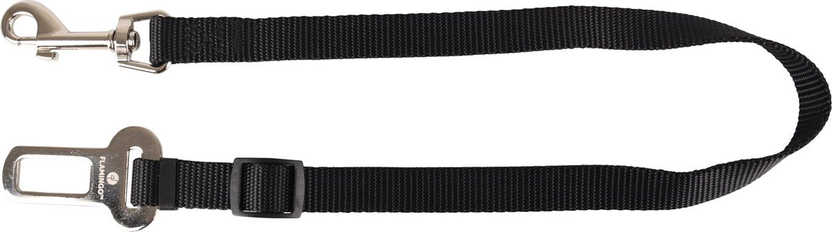 Pieza de conexión para cinturón de coche Flamingo kura - negro - 45 - 70 cm x 20 mm