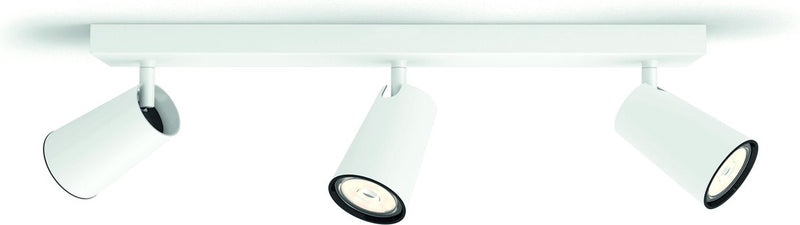 Philips led philips paisley opbouwspot - 3-lichts - wit