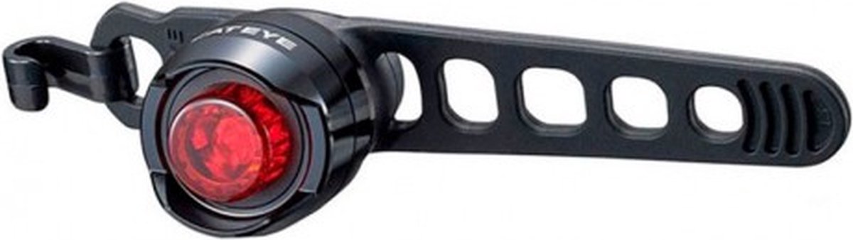 Cateye orb achterlicht fiets – fietsverlichting led – brandduur 50 tot 100 uur – batterij – drie lichtmodi -zwart
