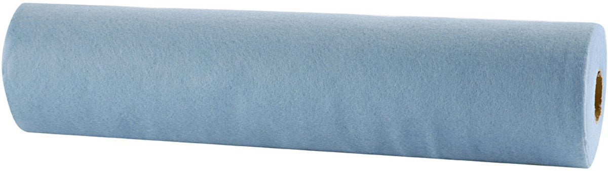 Feltro hobby Creative Company, l: 45 cm, spess. 1,5-2 mm, 180-200 g, azzurro, 5 m 1 rotolo