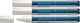 Schneider schrijfwaren schneider lakmarker - maxx 270 - 1-3 mm - wit - 3 stuks - s-127049-3