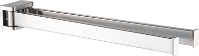 Plieger altea handdoekhouder – 2-arm – 36 cm breed – geborsteld chroom