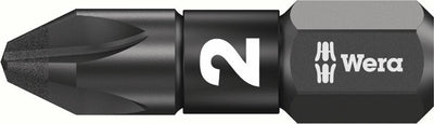 Wera 855 1 impaktor dc pozidriv bit pz2 x 25mm ve=10 - 05057621001