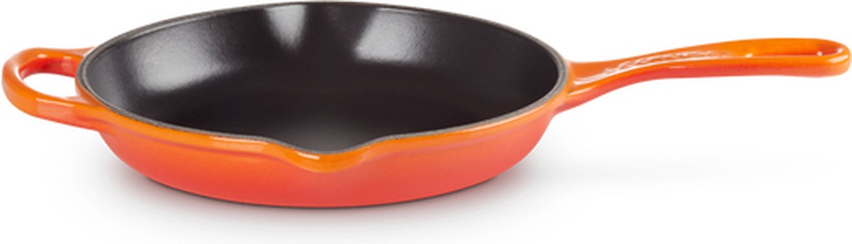 Padella Signature Le Creuset - rosso-arancio - ø 20 cm - rivestimento antiaderente smaltato - adatta a tutte le fonti di calore, compresa l'induzione - lavabile in lavastoviglie - garanzia a vita