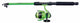 Albatros tele combo green 210 + 2000fd - canna telescopica con mulinello e nylon, set tuttofare per pescatori