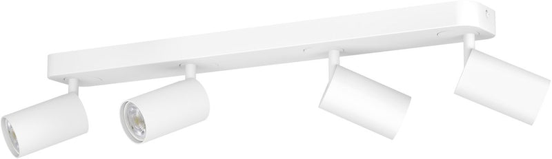 Eglo connect.z telimbela-z smart spot - gu10 - 58 cm - bianco - luce bianca rgb regolabile - dimmerabile - zigbee