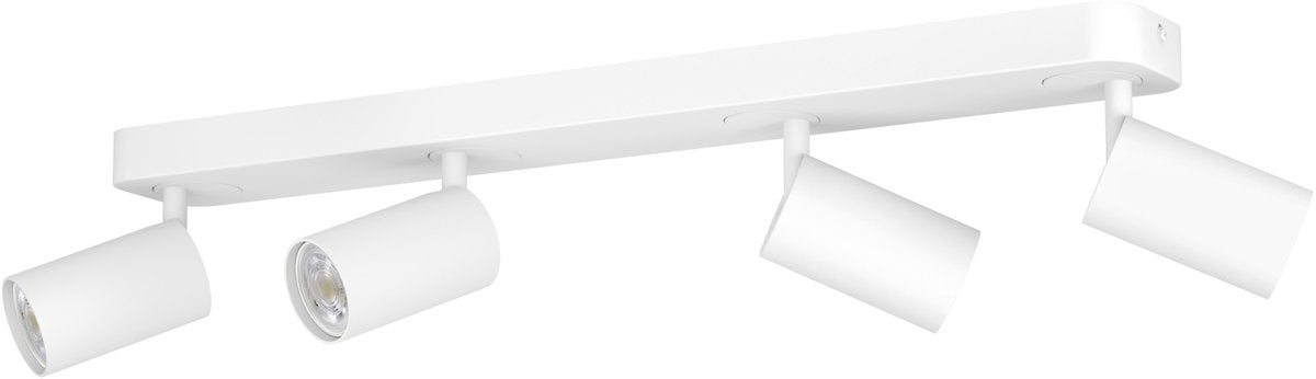 Eglo connect.z telimbela-z smart spot - gu10 - 58 cm - blanco - luz blanca rgb ajustable - regulable - zigbee