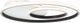 Brilliant merapi - lampada da soffitto - LED 32w - 3000k - bianco nero