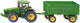 Tractor Siku 1953 con remolque