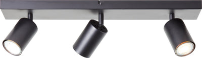 Brilliant jello - foco de techo - gu10 3x4,5w - 3000k - negro