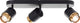 Brilliant covelo - faretto da soffitto - gu10 3x5w - 3000k - oro nero