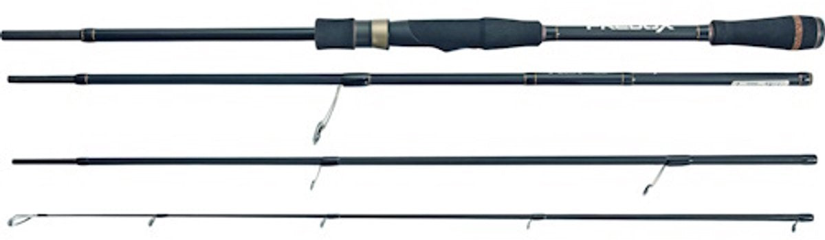 Predox Night Hawk Travel 240 cm Canna da pesca predatoria in 4 pezzi | 10-40 g, 27-70 g o 50-100 g 10-40 gr