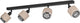 Eglo rosley spot - e14 - 75 cm - zwart beige - textiel