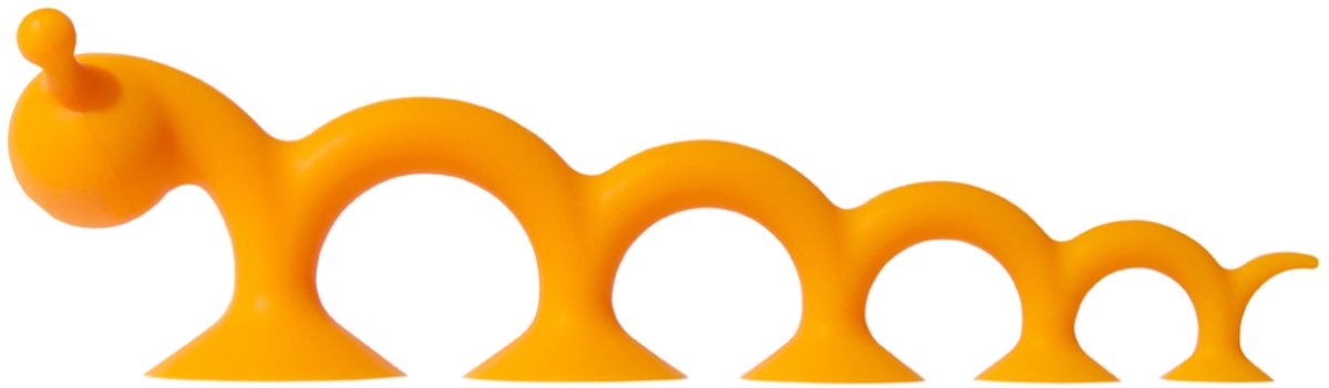 Figura da gioco Moluk - boogi pilla arancione - h16cm - con ventose per qualsiasi superficie liscia - 3 anni