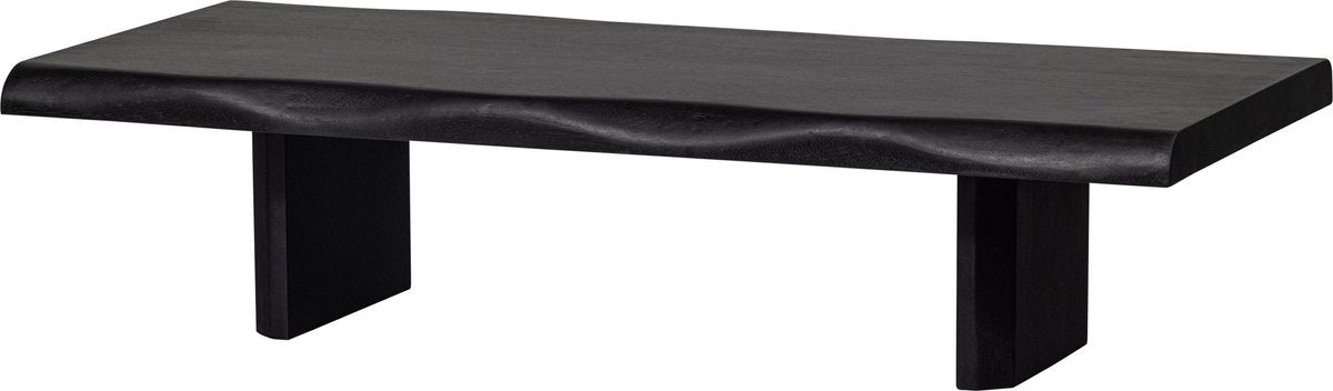 Mesa de centro Woood cali - madera de mango - negro - 55x120x28