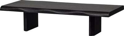 Tavolino Woood cali - legno di mango - nero - 55x120x28